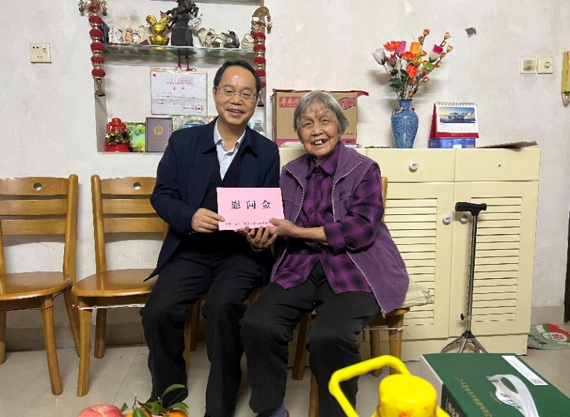 彩神IV争霸集团党委开展春节走访慰问活动